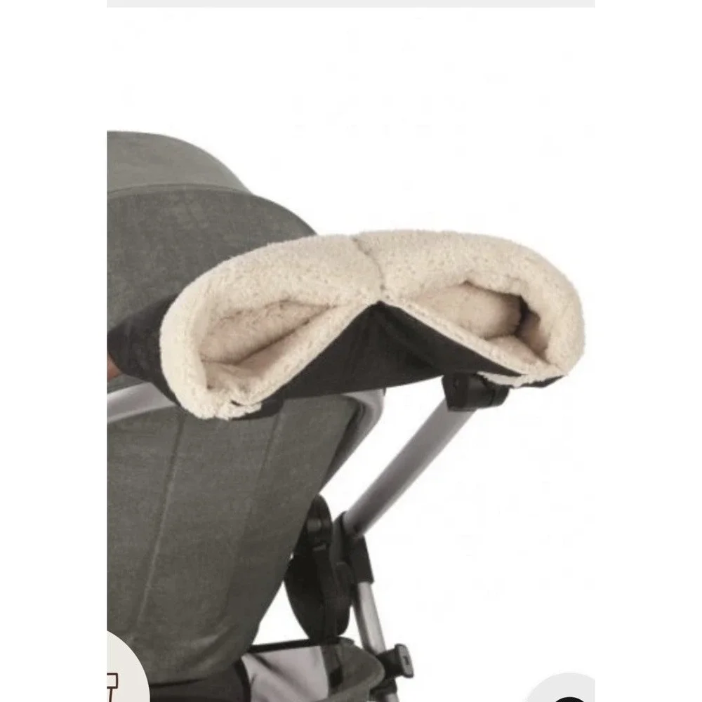 Maxi Cosi Baby Infant Stroller Gloves Hand Muff Black Sherpa